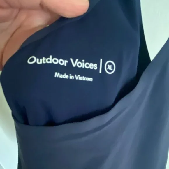 Outdoor Voices The Exercise Dress Navy Extra Large - Picture 3 of 6